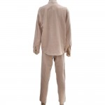 Müslin Takım Umre Kıyafeti Sütlü Kahve